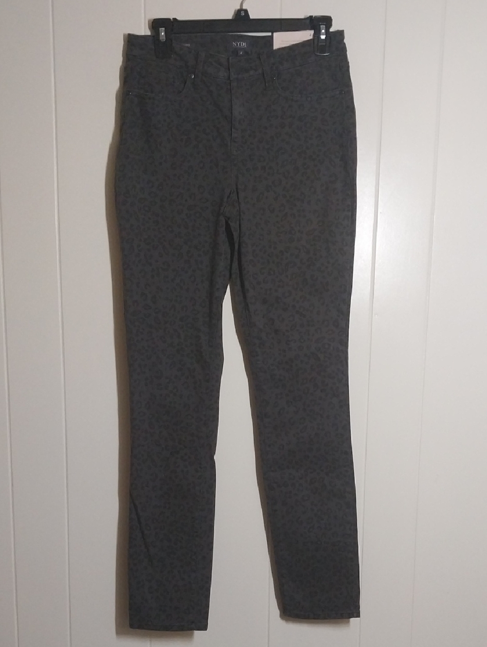 NYDJ Not Your Daughters Jeans ALINA Legging Shadow Jag 4 x 30" Inseam Stretch